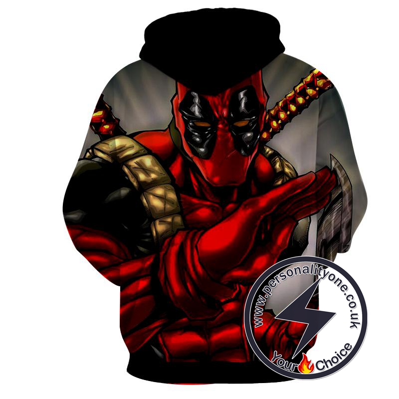 Deadpool - Deadpool 3D - Hoodies
